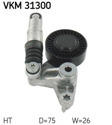 Tensioner Pulley, V-ribbed belt (VKM 31300)