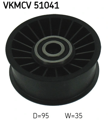 Deflection/Guide Pulley, V-ribbed belt (VKMCV 51041)