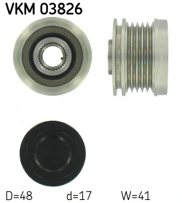 Alternator Freewheel Clutch (VKM 03826)