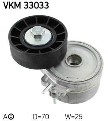 Tensioner Pulley, V-ribbed belt (VKM 33033)