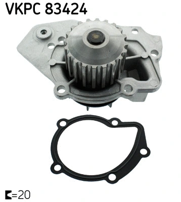 Water Pump, engine cooling (VKPC 83424)