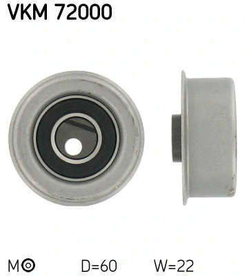 Tensioner Pulley, timing belt (VKM 72000)