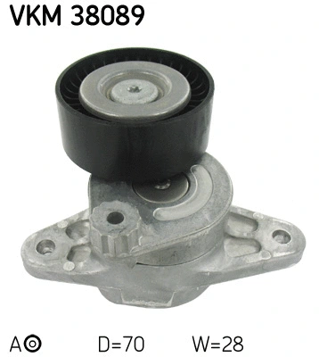 Tensioner Pulley, V-ribbed belt (VKM 38089)