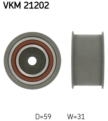Deflection/Guide Pulley, timing belt (VKM 21202)