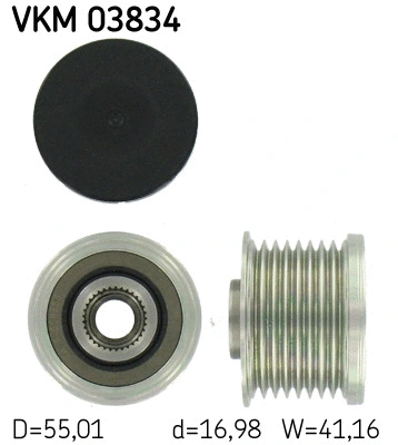 Alternator Freewheel Clutch (VKM 03834)