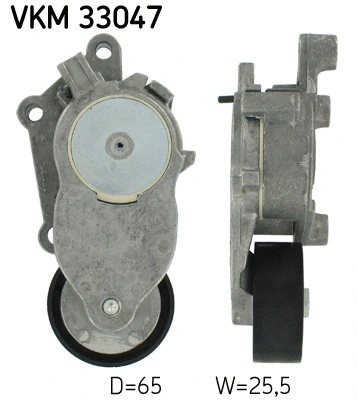 Tensioner Pulley, V-ribbed belt (VKM 33047)
