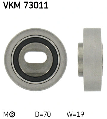 Tensioner Pulley, timing belt (VKM 73011)