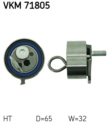 Tensioner Pulley, timing belt (VKM 71805)