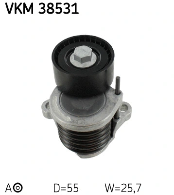 Tensioner Pulley, V-ribbed belt (VKM 38531)