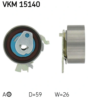 Tensioner Pulley, timing belt (VKM 15140)