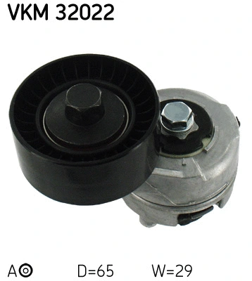 Tensioner Pulley, V-ribbed belt (VKM 32022)