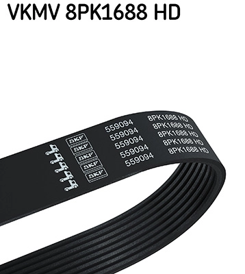V-Ribbed Belt (VKMV 8PK1688 HD)