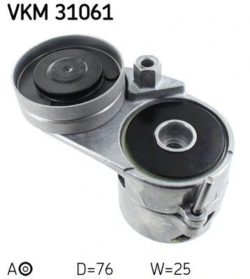 Tensioner Pulley, V-ribbed belt (VKM 31061)
