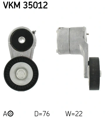 Tensioner Pulley, V-ribbed belt (VKM 35012)