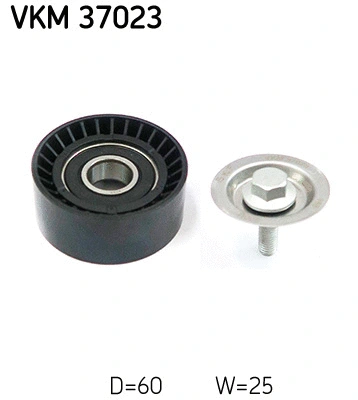 Deflection/Guide Pulley, V-ribbed belt