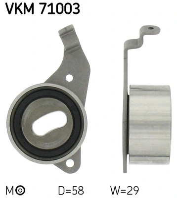 Tensioner Pulley, timing belt (VKM 71003)