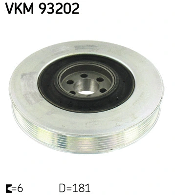 Belt Pulley, crankshaft (VKM 93202)