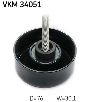 Deflection/Guide Pulley, V-ribbed belt