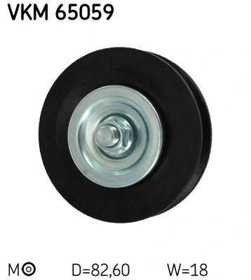 Tensioner Pulley, V-belt (VKM 65059)