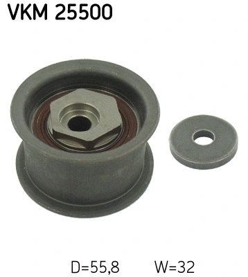 Deflection/Guide Pulley, timing belt (VKM 25500)