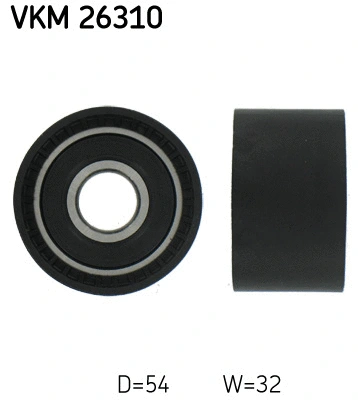 Deflection/Guide Pulley, timing belt (VKM 26310)