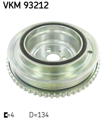 Belt Pulley, crankshaft (VKM 93212)