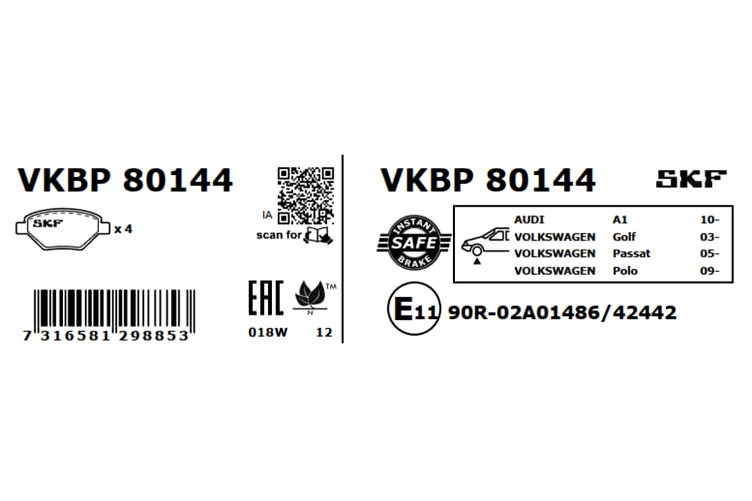 Brake Pad Set, disc brake