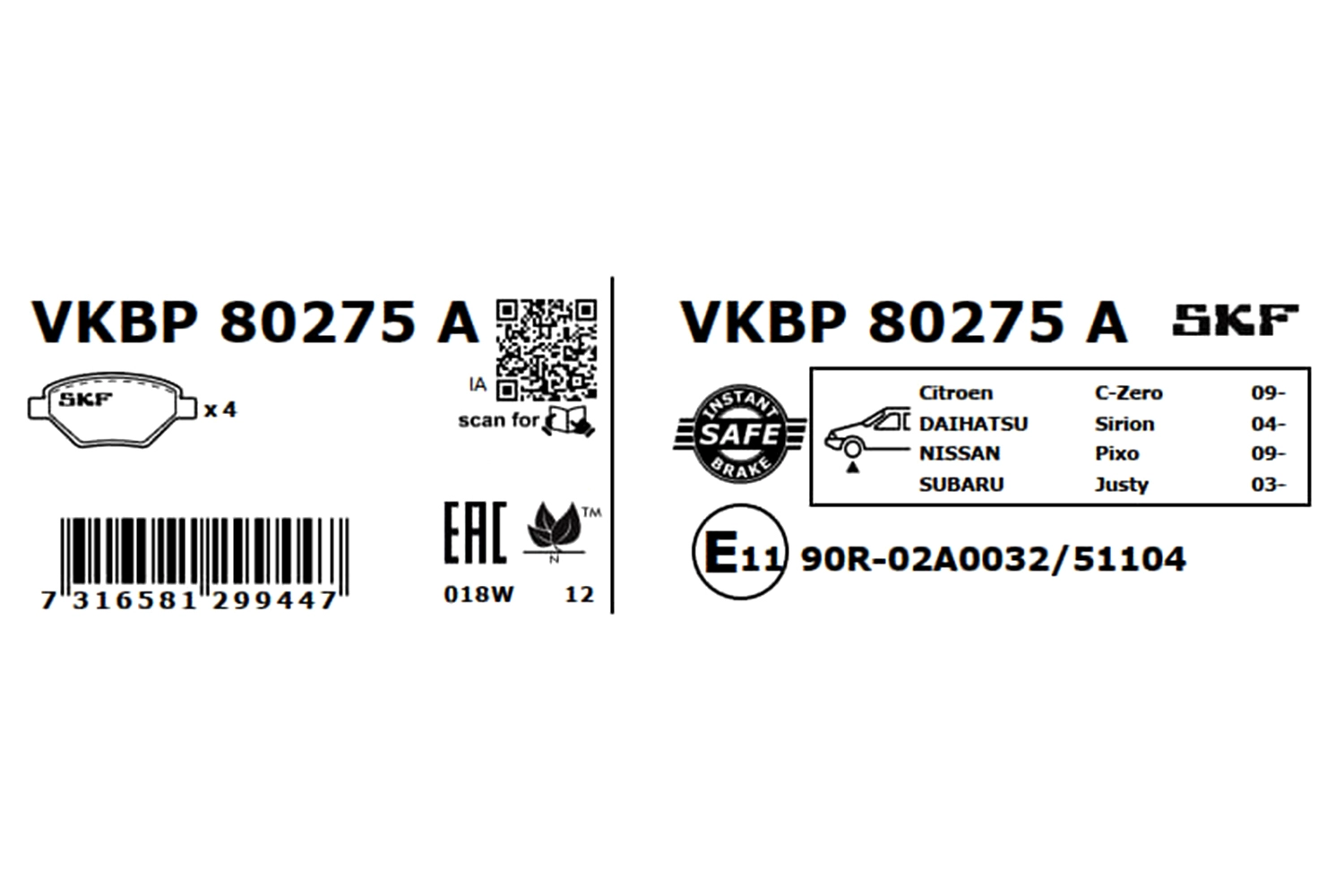 Brake Pad Set, disc brake