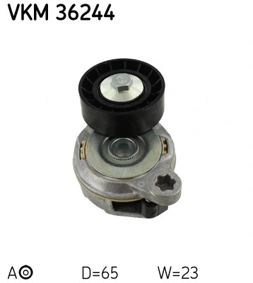 Tensioner Pulley, V-ribbed belt (VKM 36244)