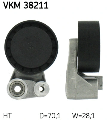Tensioner Pulley, V-ribbed belt (VKM 38211)