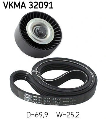 V-Ribbed Belt Set (VKMA 32091)
