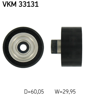 Deflection/Guide Pulley, V-ribbed belt (VKM 33131)