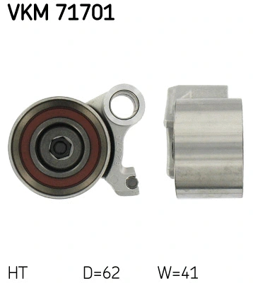 Tensioner Pulley, timing belt (VKM 71701)