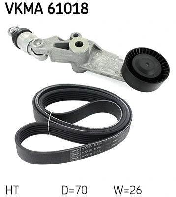 V-Ribbed Belt Set (VKMA 61018)