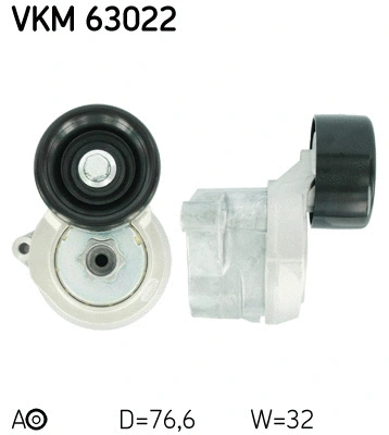 Tensioner Pulley, V-ribbed belt (VKM 63022)