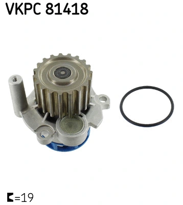 Water Pump, engine cooling (VKPC 81418)