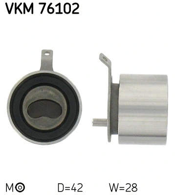 Tensioner Pulley, timing belt (VKM 76102)