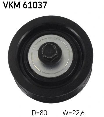 Deflection/Guide Pulley, V-ribbed belt (VKM 61037)