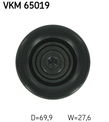 Deflection/Guide Pulley, V-ribbed belt