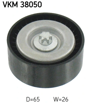 Deflection/Guide Pulley, V-ribbed belt (VKM 38050)