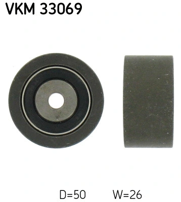 Deflection/Guide Pulley, V-ribbed belt (VKM 33069)