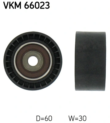 Deflection/Guide Pulley, V-ribbed belt (VKM 66023)