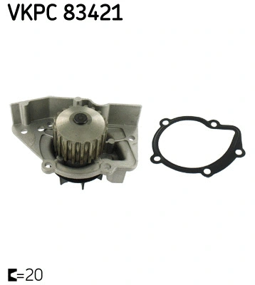 Water Pump, engine cooling (VKPC 83421)