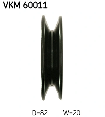 Deflection/Guide Pulley, V-belt