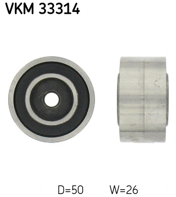 Deflection/Guide Pulley, V-ribbed belt (VKM 33314)