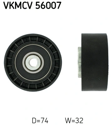 Deflection/Guide Pulley, V-ribbed belt (VKMCV 56007)