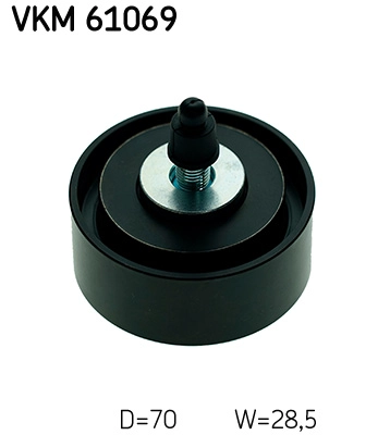Deflection/Guide Pulley, V-ribbed belt