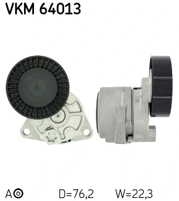 Tensioner Pulley, V-ribbed belt (VKM 64013)