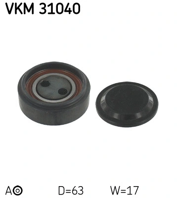 Tensioner Pulley, V-ribbed belt (VKM 31040)
