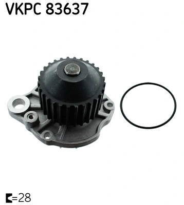 Water Pump, engine cooling (VKPC 83637)